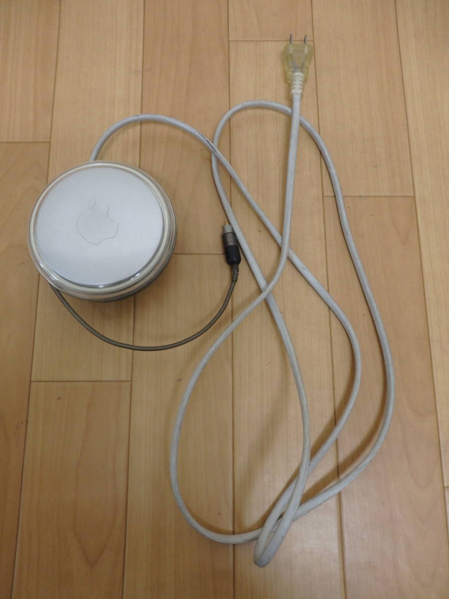 Apple　純正　M7332　電源アダプター　Portable Power Adapter　円盤型　動作未確認　ジャンク扱い_画像1