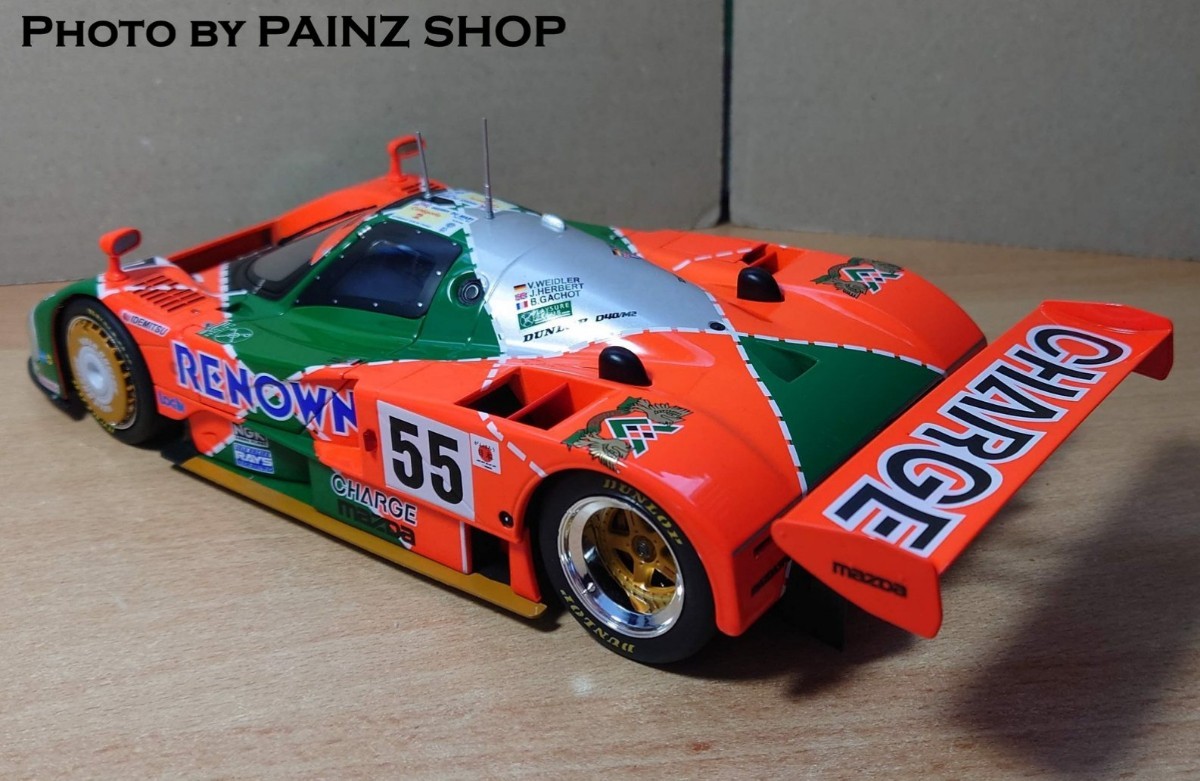 1/18 マツダ787B ルマン1991優勝車 MAZDA CMR製ダイキャスト-