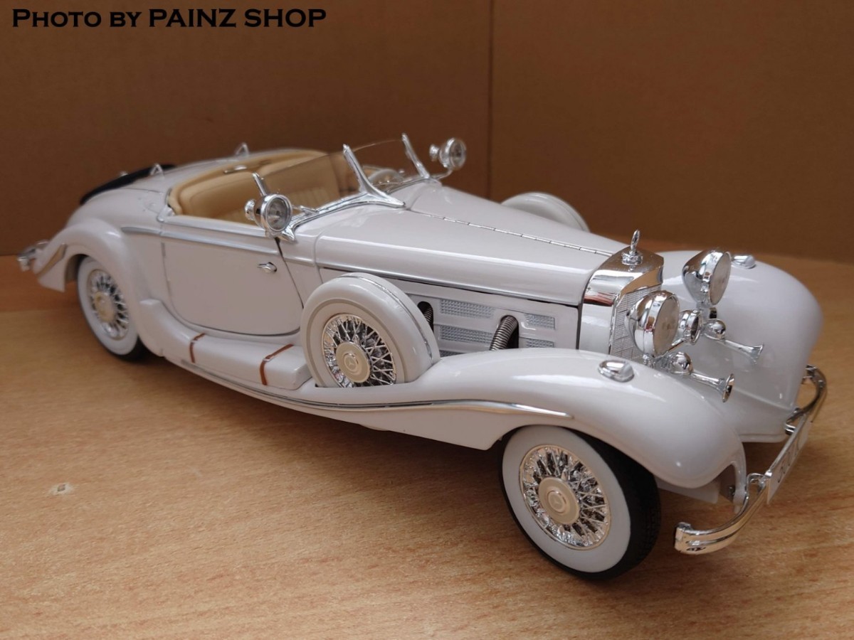 1/18 メルセデスベンツ500K 白 Specialroadster1936|Yahoo 1/18 メルセデスベンツ500K 白 Specialroadster1936|Yahoo