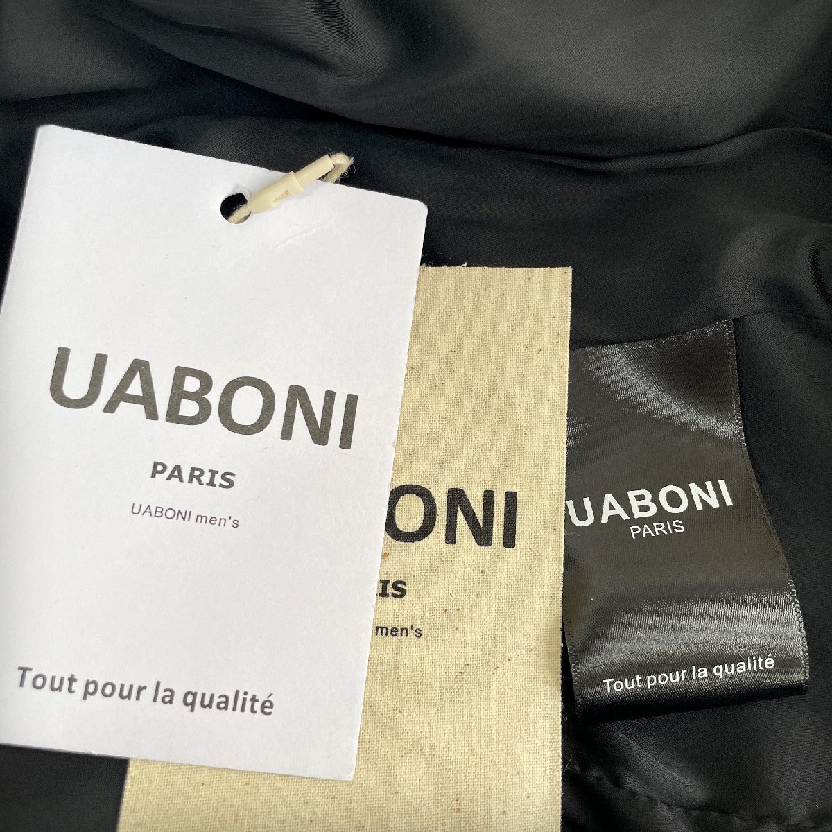 逸品EU製&定価16万◇UABONI*レザージャケット*Paris*ユアボニ*パリ発