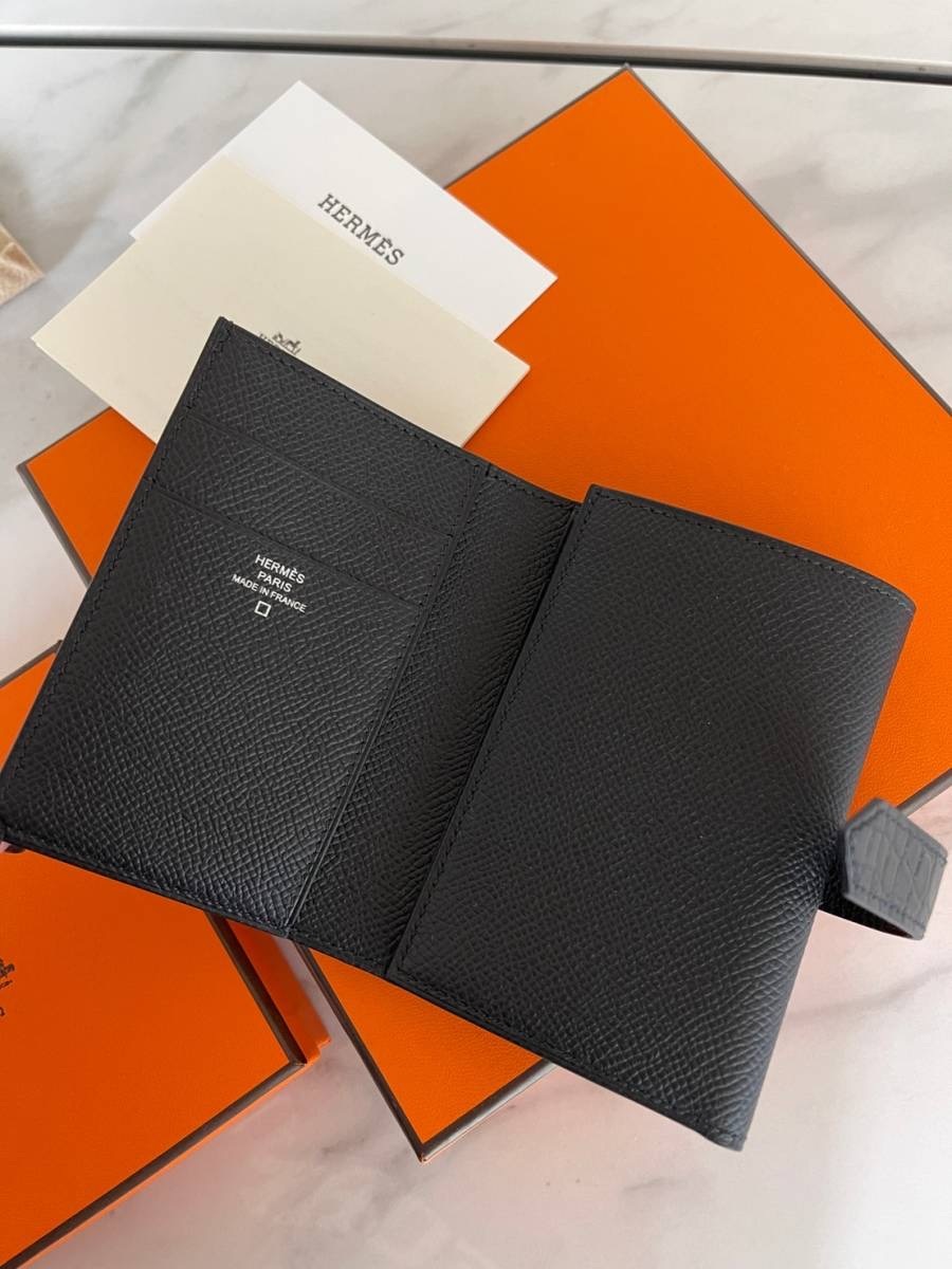 エルメス HERMES ベアン クロコダイル アリゲーター コンビ 財布 コンパクト財布 ミニ財布 Z刻印 希少 新品(未使用品)2022年3月購入 4