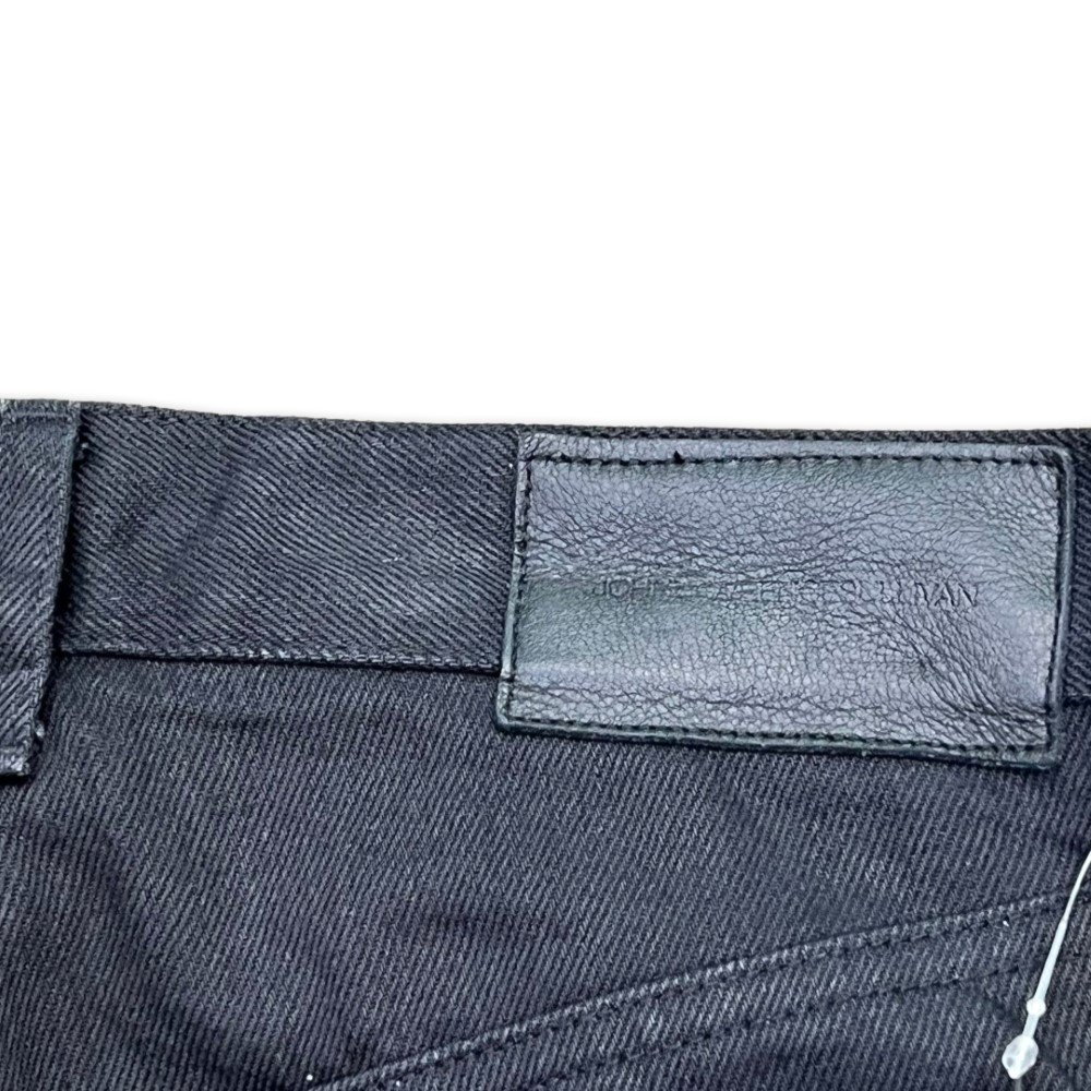 JOHN LAWRENCE SULLIVAN 20SS BLEACHED DENIM ZIPPED PANTS 2A008-0320