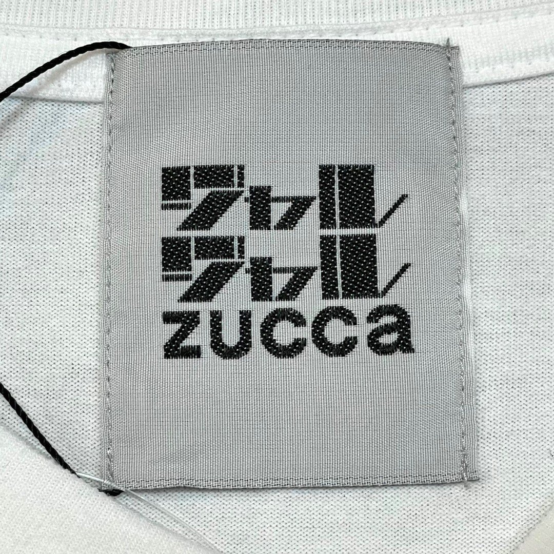 ズッカ ZUCCA × ジャルジャル 半袖Tシャツ カットソー L ホワイト ZU13-JK842-02_画像6