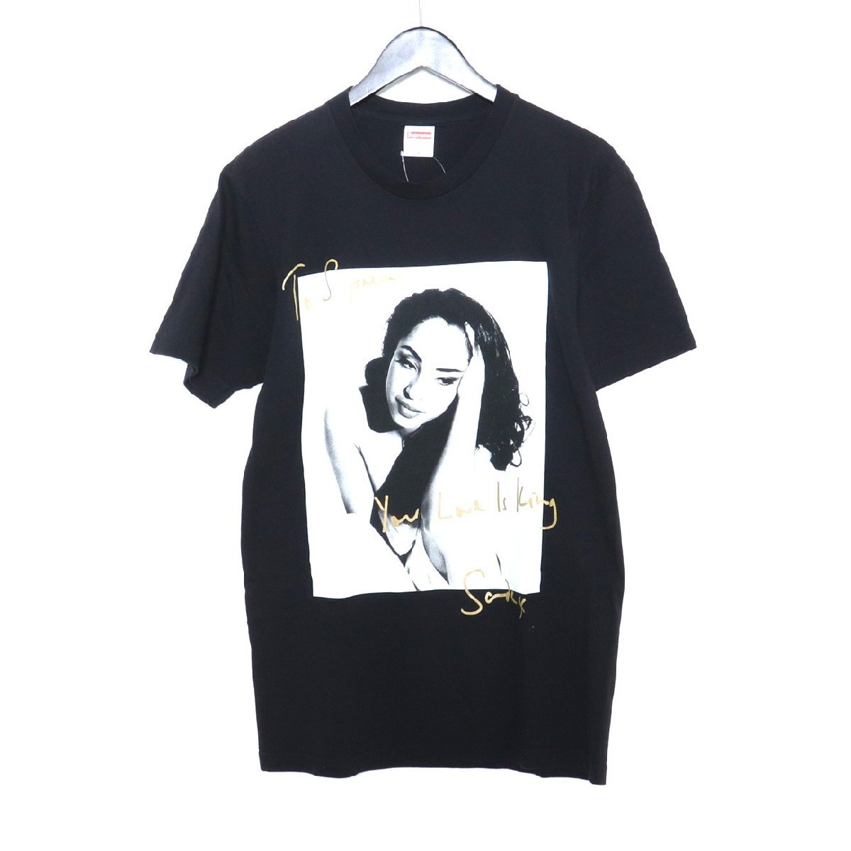 シュプリーム Supreme 2017SS Sade Tee Mサイズ ブラック シャーデーフォトプリント半袖Tシャツ カットソー photo_画像1