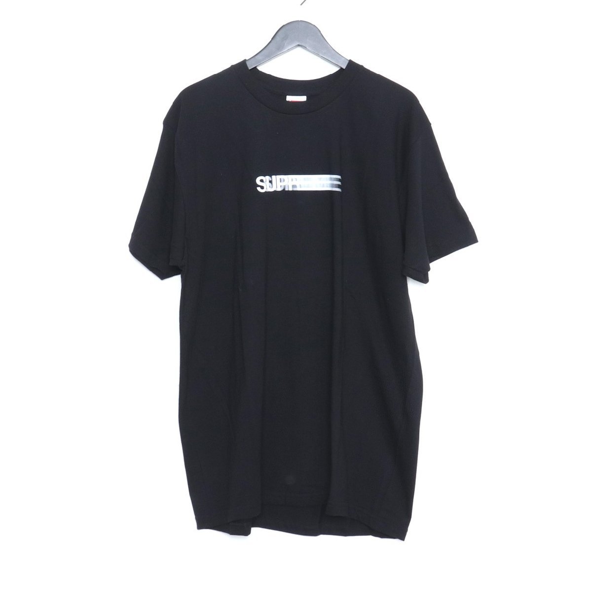 未使用 SUPREME 16SS MOTION LOGO TEE Black XLサイズ シュプリーム モーションロゴ半袖Tシャツ カットソー ブラック