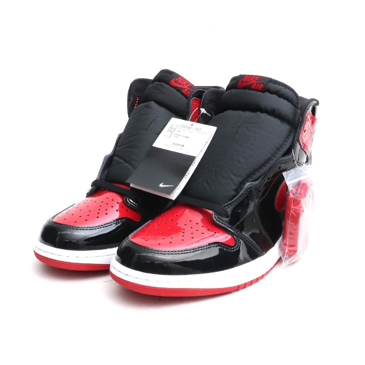 未使用 28.5cm ナイキ NIKE AIR JORDAN 1 RETRO HIGH OG BRED PATENT
