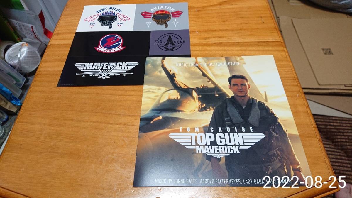 CD саундтрек верх Gamma -velik Deluxe * выпуск TOP GUN MAVERICK рукоятка s*ji mare ti*gagake колено *ro серебристый s