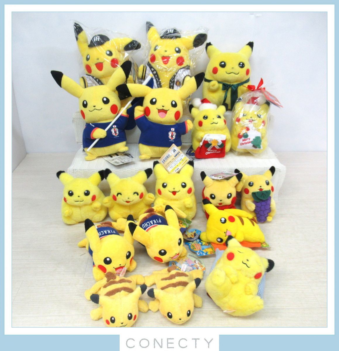 初期 ピカチュウ Pikachu ぬいぐるみ レア トミー ポケモン-