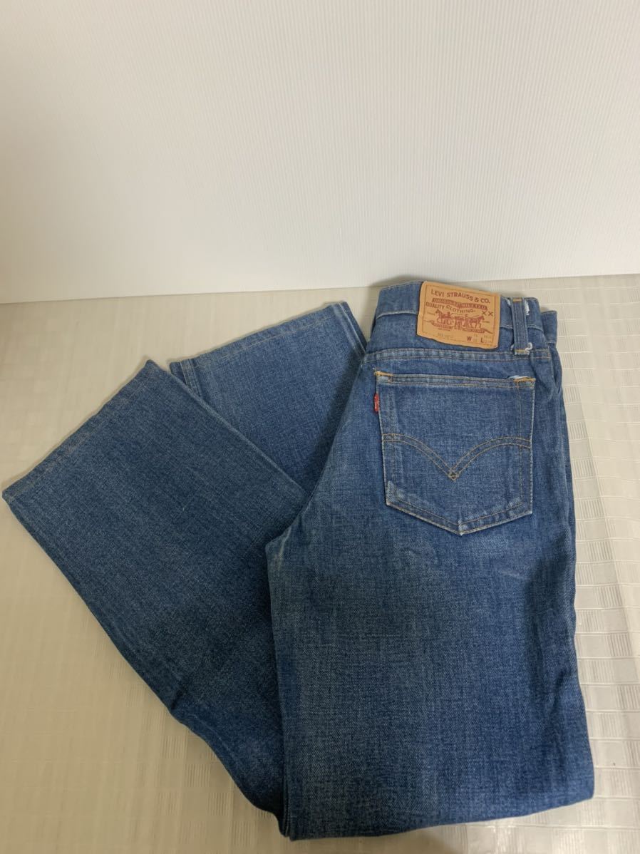 LEVI STRAUSS&COリーバイスデニムパンツ/タグ記載505-0217/W29L33/Levi''s/Gパン/ジーンズ/ジーパン/小傷よれしわ_画像1