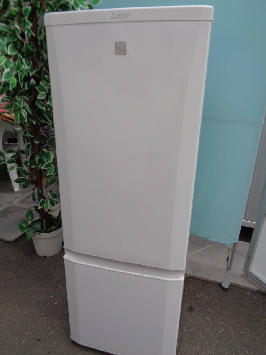 本物保証】 三菱冷凍冷蔵庫 2ドア MR-P17EE ホワイト 2019年式 168L