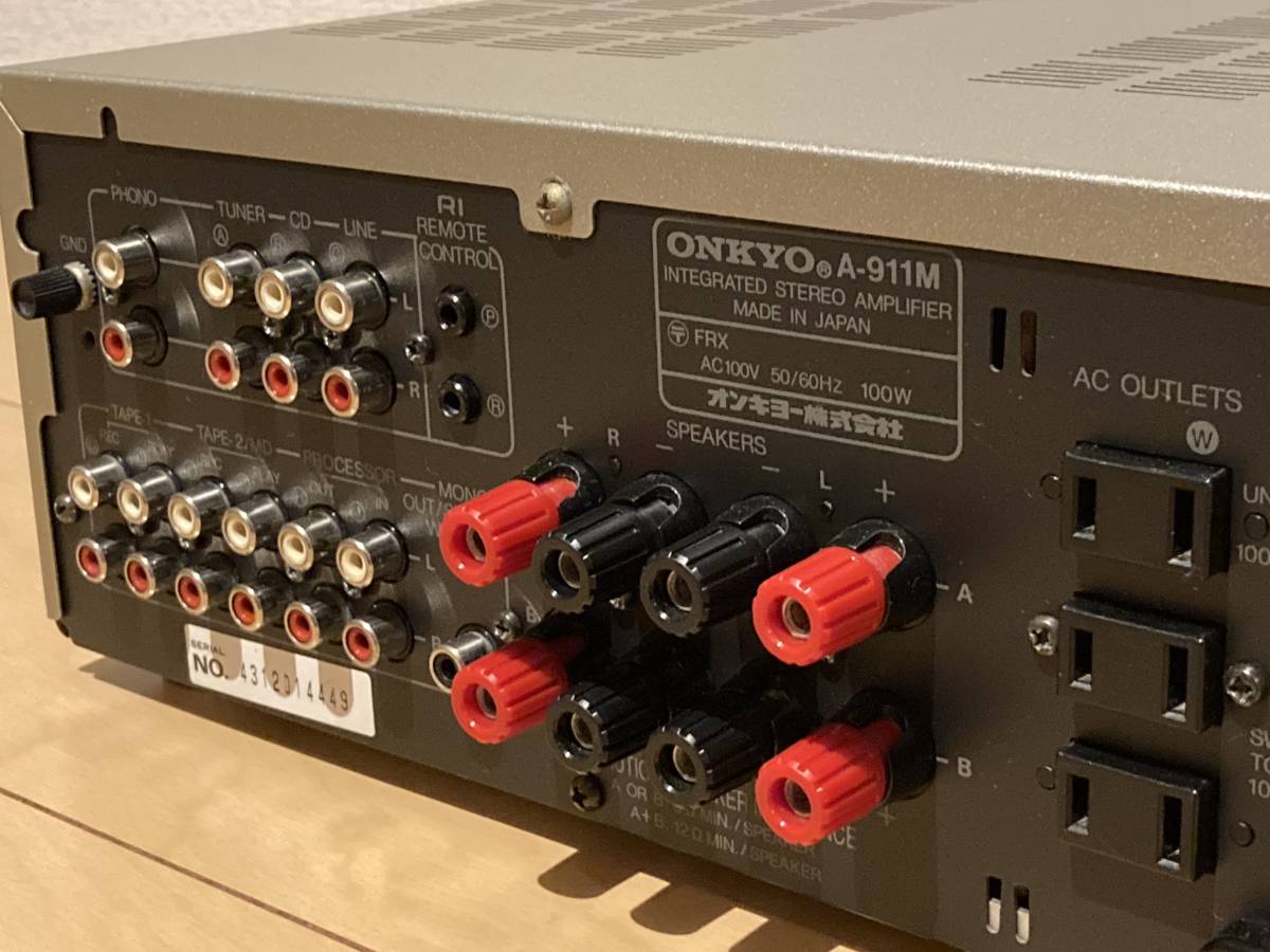 ONKYO オンキョー ステレオアンプ A-911M LTD lram-fgr.ma