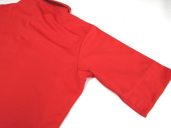 V1291：adidas golf アディダス ゴルフ 半袖シャツ/赤/L ポロシャツ 半袖ポロシャツ ゴルフウェア ゴルフシャツ:35_画像10