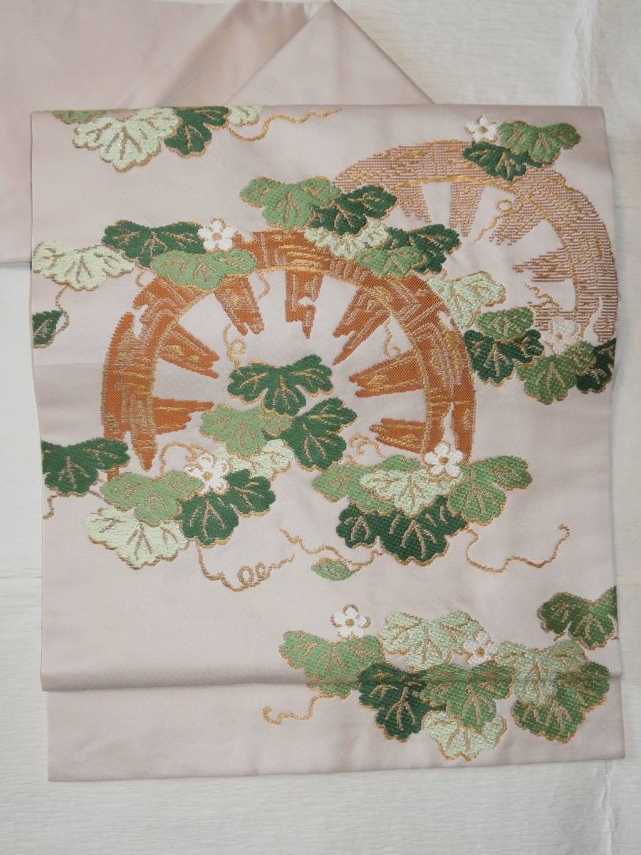 最初の 平仮名 たつむら 蔓花 なごや帯 USED 仕立て上がり - epap