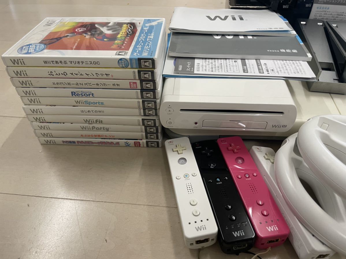 Wii 任天堂Wii U マリオカート ソフト 本体まとめ セット売り 大量