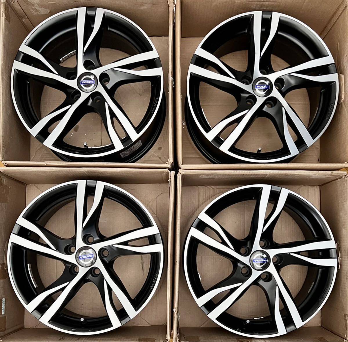 送料安い◇美品◇VOLVO V40 MAK ストックホルム 17インチ4本セット◇7J