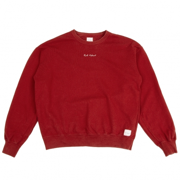  Karl hell mKarl Helmut Logo print sweat red M [ men's ]