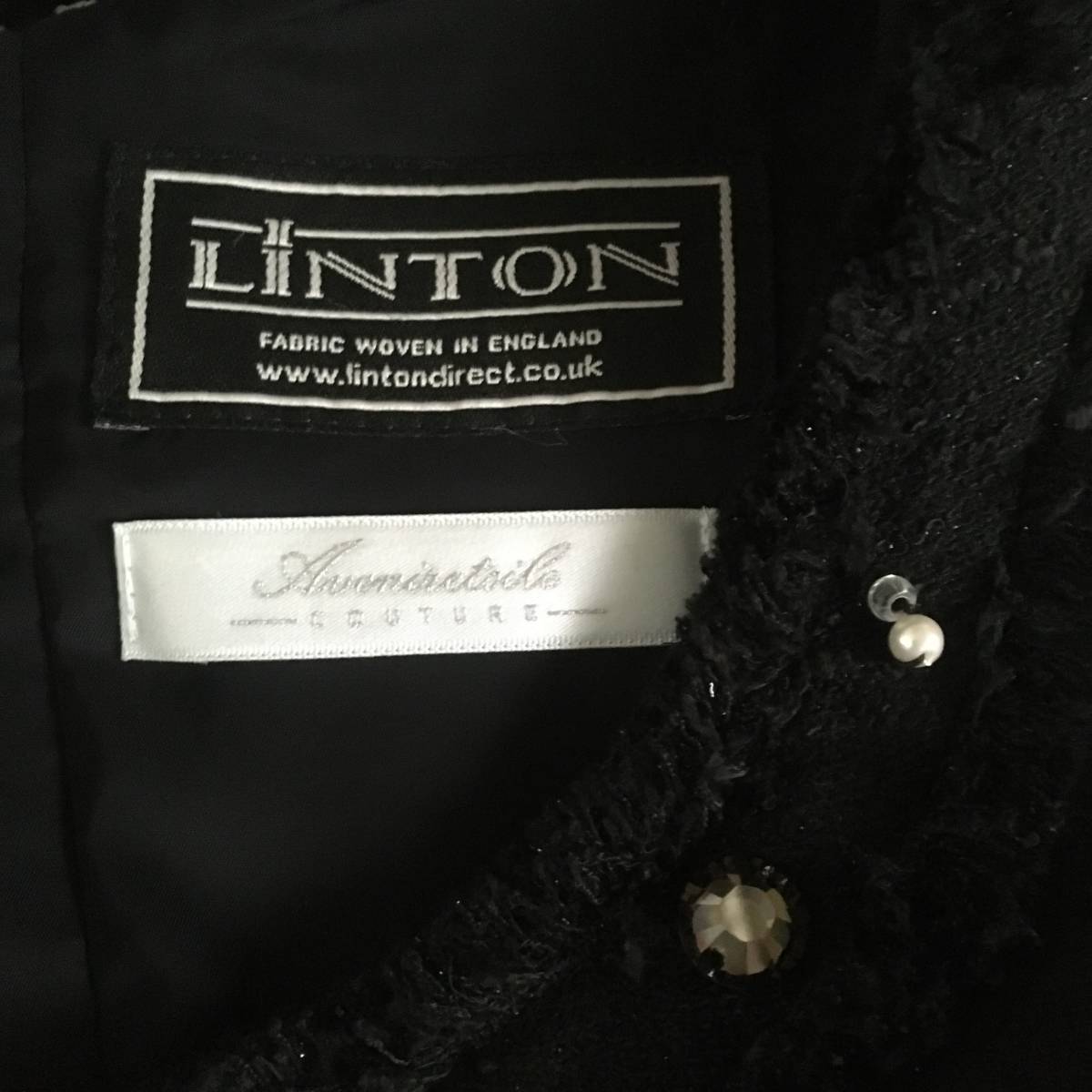 Aveniretoile m.i.d アベニールエトワール×linton ツイード ワンピース_画像5