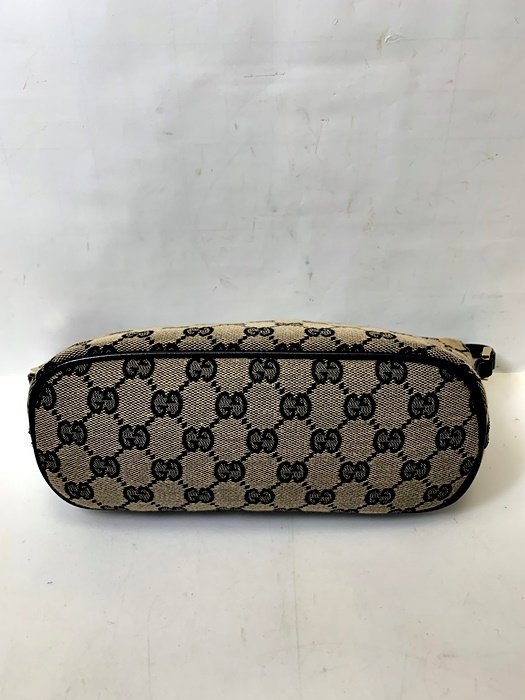 美品 GUCCI グッチ アクセサリーポーチ ミニバッグ GG柄 ブラック 039