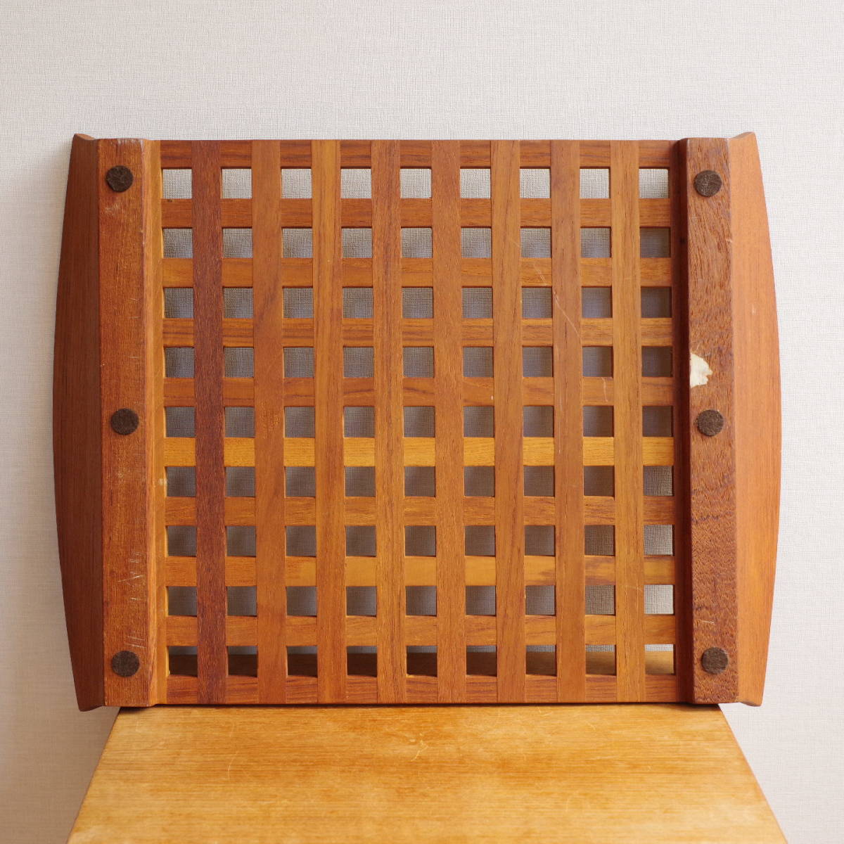 【ビンテージ】DANSK ダンスク JHQ Teak Tray Denmark チークトレイ デンマーク_画像2