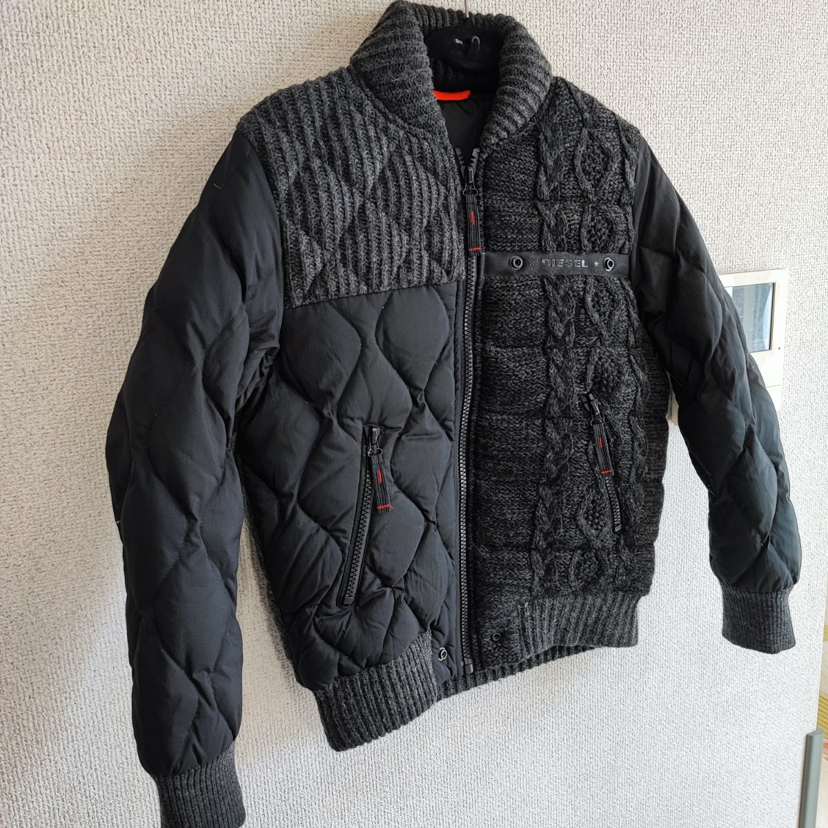 大人気新作 ディーゼルDIESEL / DIESEL XS ブルー ニット切り替え 大人気新作 ディーゼルDIESEL / DIESEL XS ブルー ニット切り替え