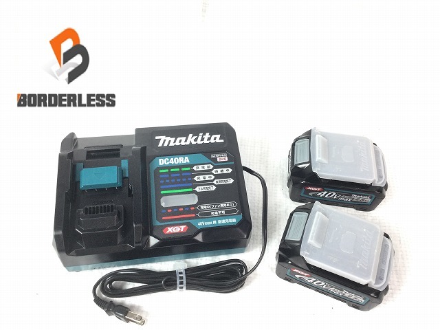 ☆美品 計3点セット☆ makita マキタ 40Vmax リチウムイオンバッテリー