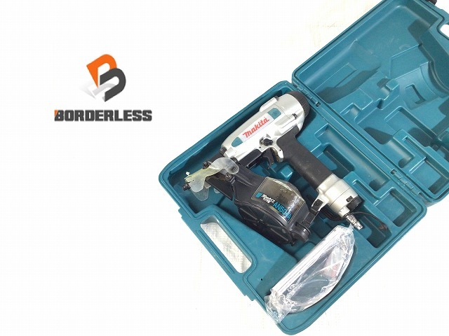 ☆比較的綺麗☆makita マキタ 50mm 常圧 エア釘打機 AN504A ケース付