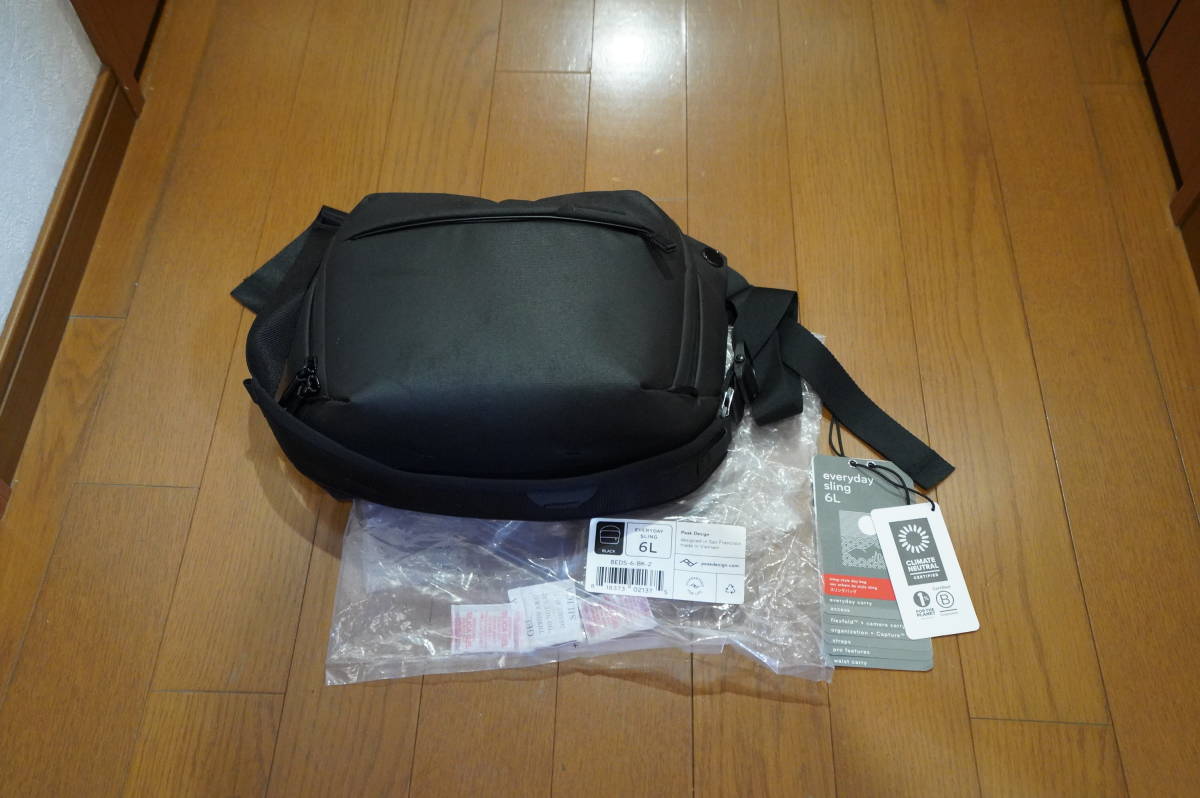 美品 ピークデザイン エブリデイ スリング 6L ブラック BEDS-6-BK-2