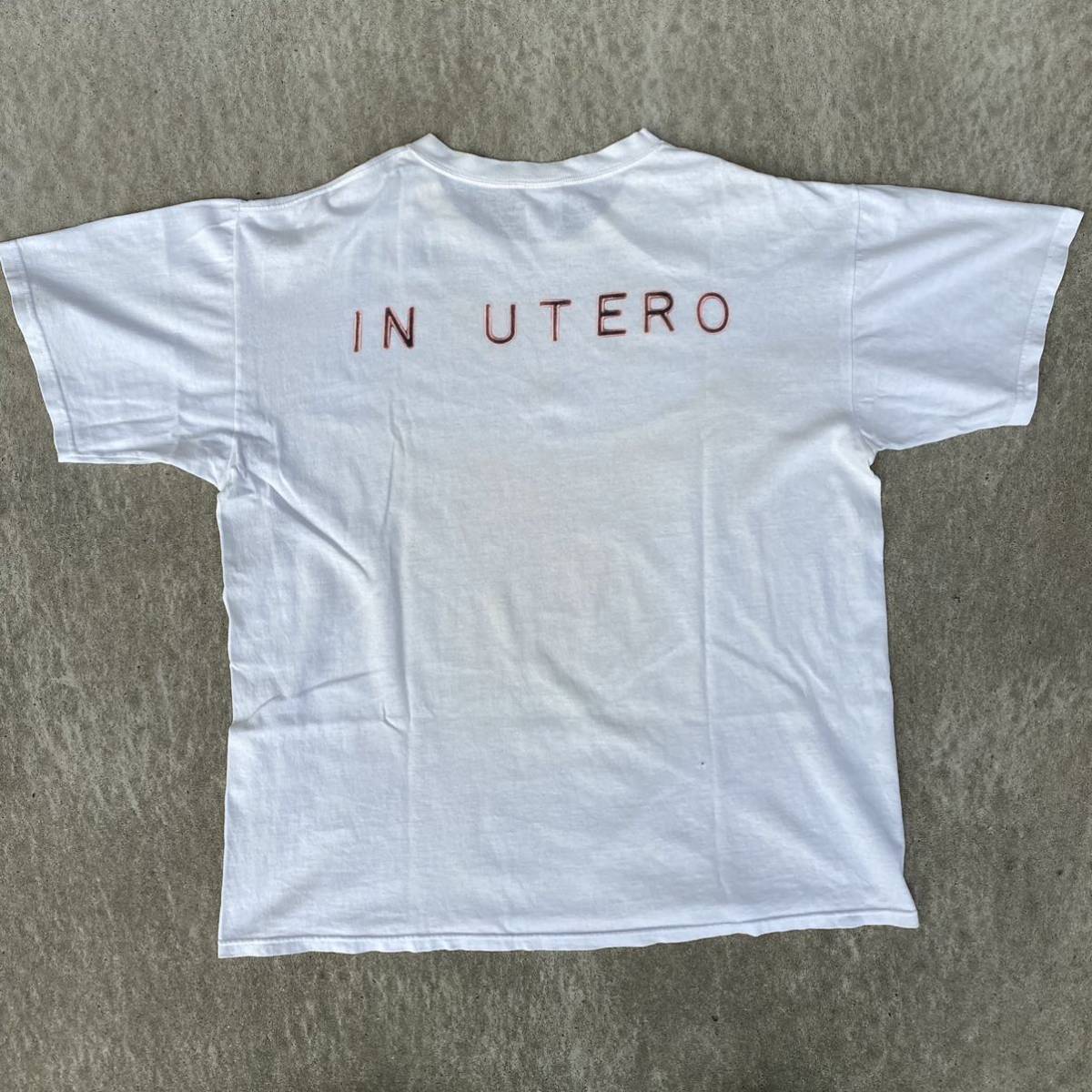NIRVANA IN UTERO 1993 VINTAGE T SHIRT ニルヴァーナ ヴィンテージ