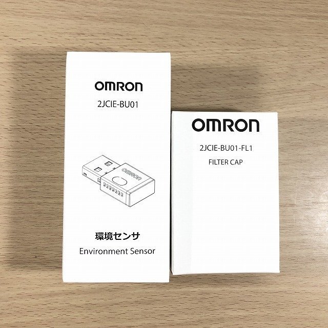 2jcie-bu01 + 2jcie-bu01-fl1 Датчик окружающей среды (тип USB) + Cap Filter omron [Неокрытый] ■ K0017400