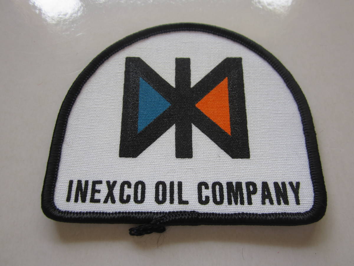 INEXCO OIL COMPANY オイル ガソリン プリント 企業 ワッペン/ビンテージ F1 アメリカ 自動車 アメカジ 古着 USA ② 76_画像4