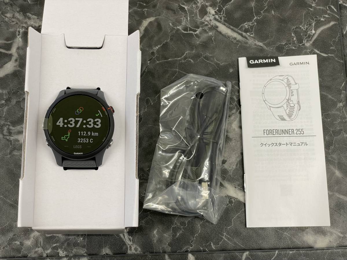 未使用】GARMIN FORERUNNER 255 ガーミン フォアランナー255 Slate