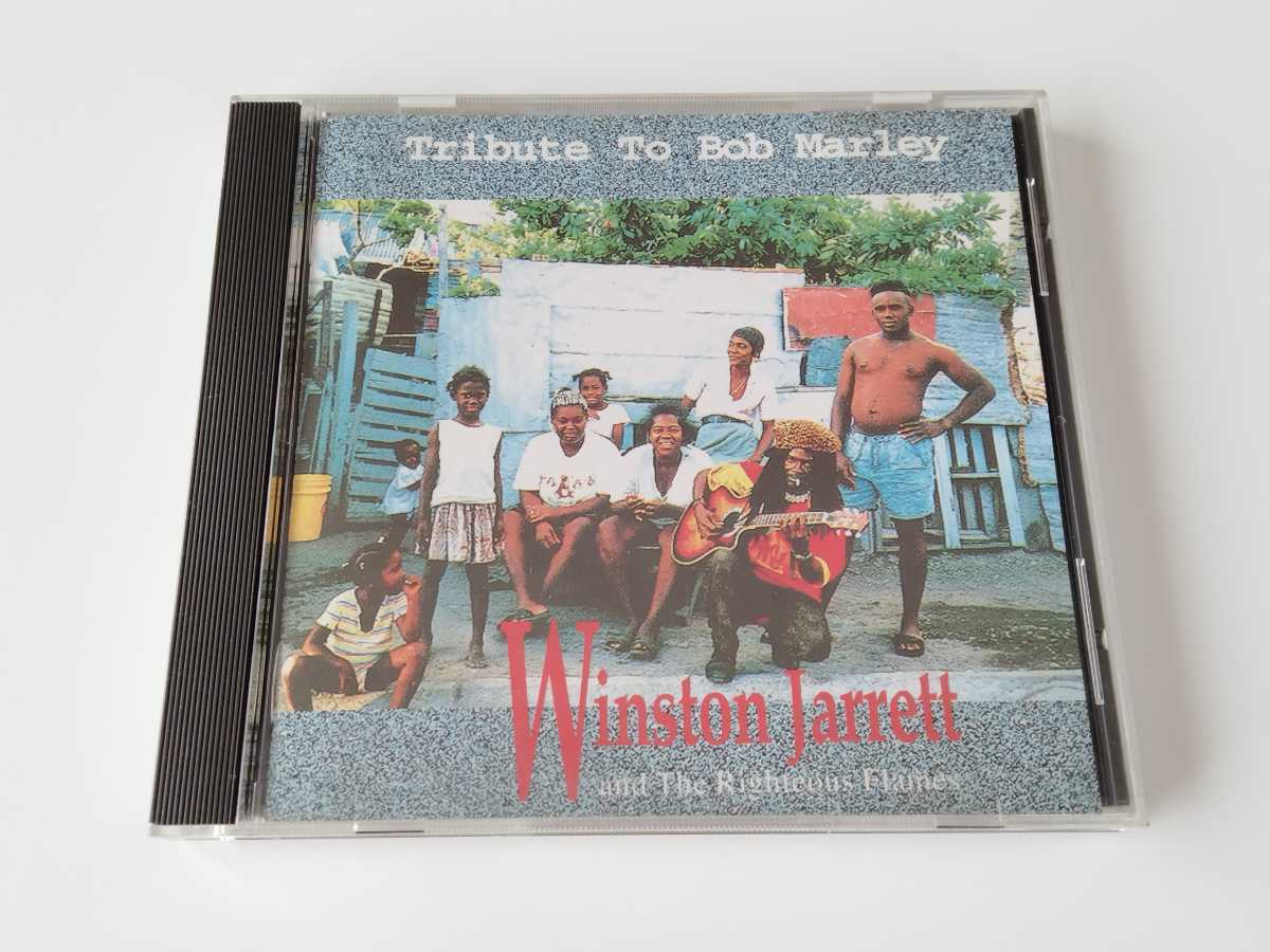 Winston Jarrett and The Righteous Flames / Tribute To Bob Marley 日本盤CD TDK!RECORDS TDCN5191 95年リリース,入手困難希少アルバム_画像1