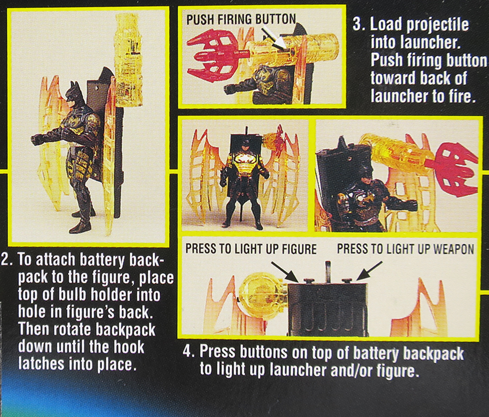 ★バットマン フォーエヴァー デラックス フィギュア ライトウィング バットマン  LIGHTWING BATMAN FOREVER Kenner 1996の画像3