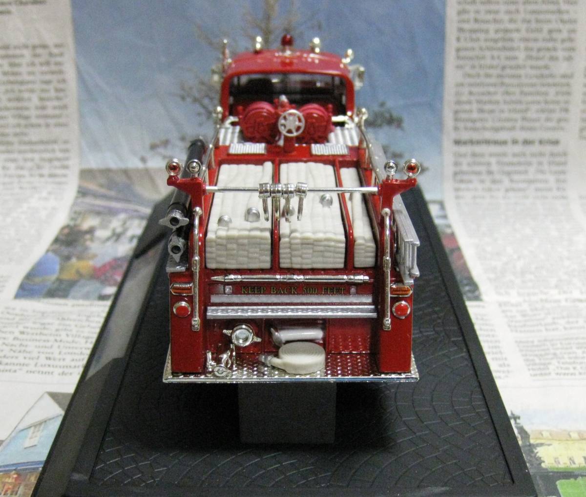 ★激レア絶版*Signature Models*1/50*1960 Mack Fire Truck レッド*消防車≠フランクリンミント_画像4