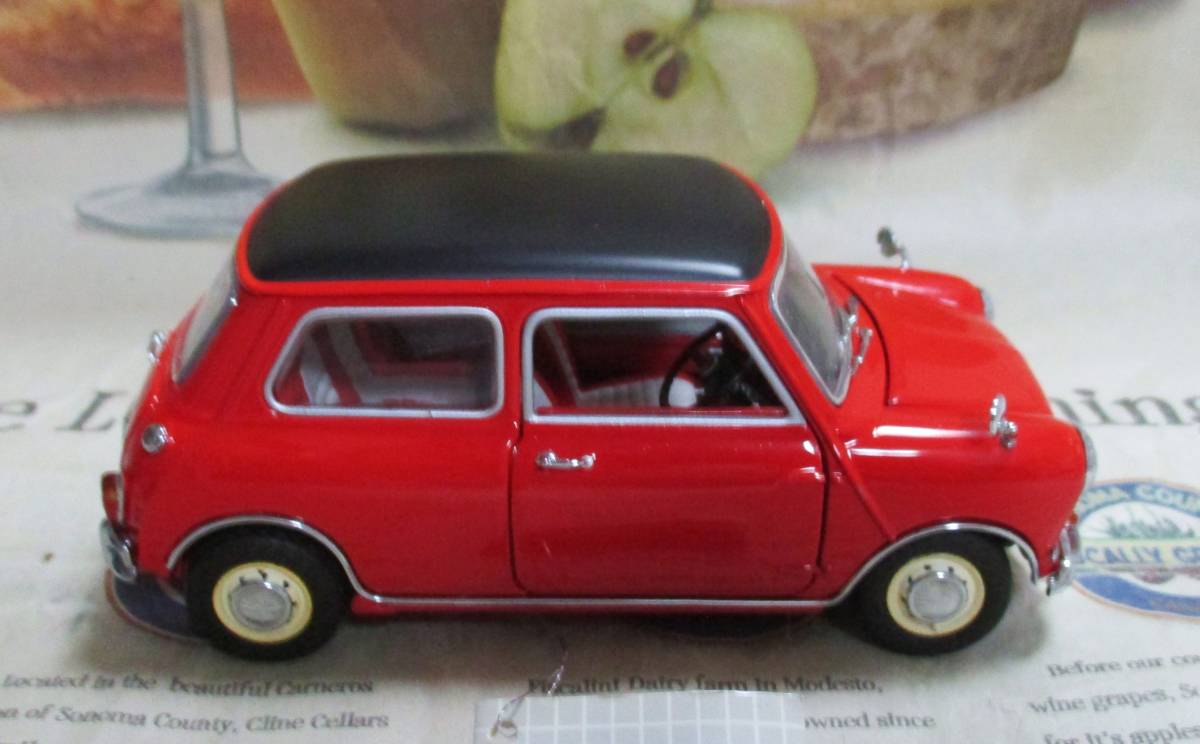 ★激レア絶版*フランクリンミント*1/24*1967 Morris Mini Cooper S レッド*ミニクーパーの画像6