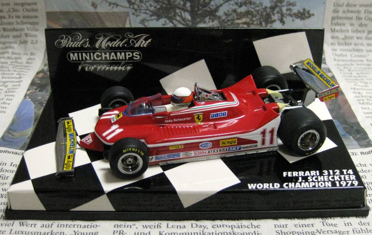 ★激レア絶版*Minichamps*PMA*1/43*1979 Ferrari 312T4 #11*Jody Scheckter*フェラーリ