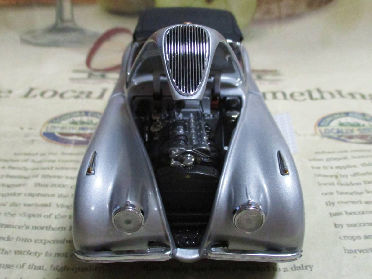* ultra rare out of print * Franklin Mint *1/24*1952 Jaguar XK 120 silver 