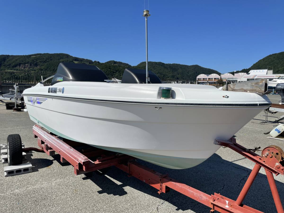 「【北海道】豊浦町　ヤマハ SRV17 船検取り立て　GARMIN魚探新品　整備済み絶好調　試乗可能」の画像1