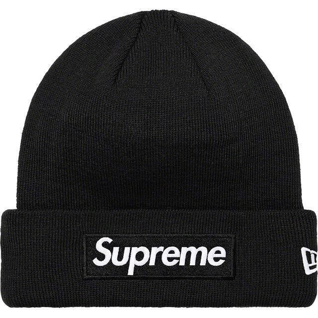 ラウンド シュプリーム black beanie logo box era new aw 21