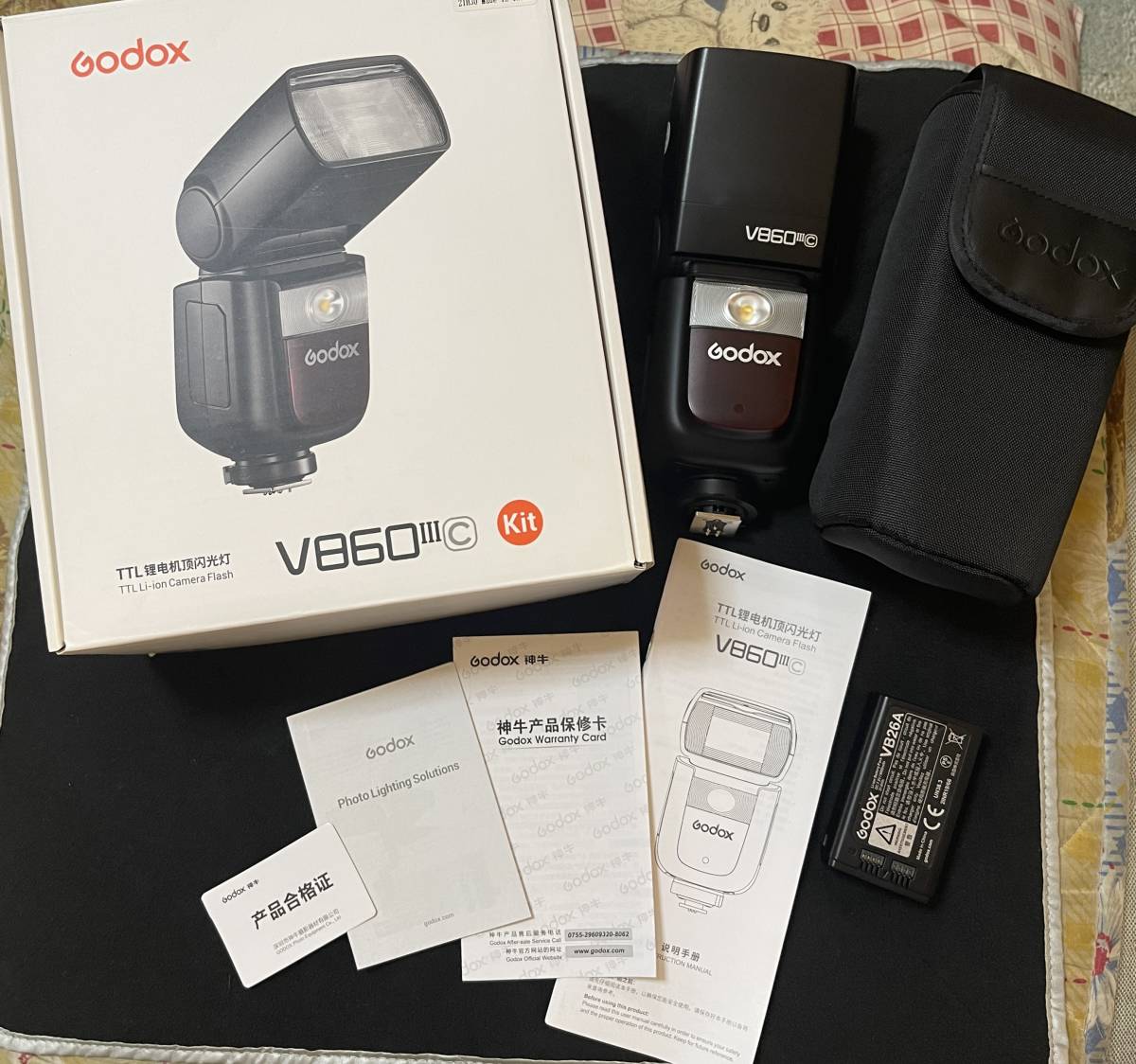ストロボ Godox V860Ⅲ-C (キャノン用) 【新品同様】超極上品 www