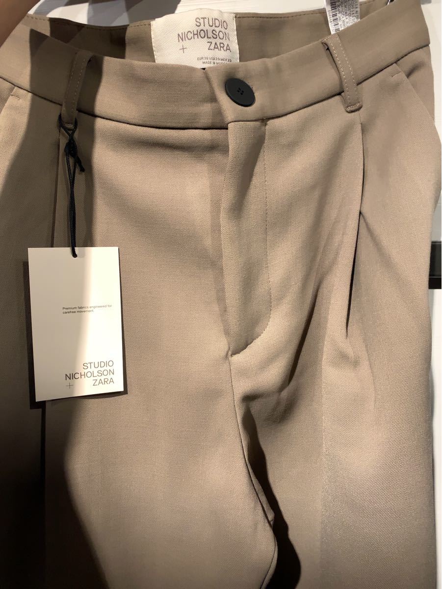 ZARA スタジオニコルソン プリーツ パンツ - apsmo.edu.au 入荷量 STUDIO NICHOLSON + ZARA プリーツパンツ 38 sorte スラックス