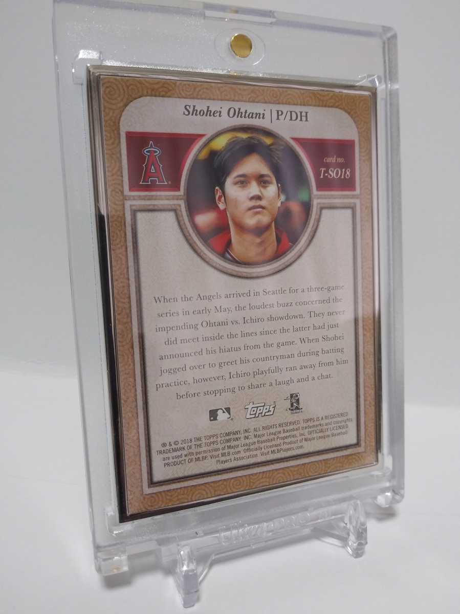 50枚限定:T-SO18】2018/大谷翔平/Topps/Transcendent/RC/ルーキー