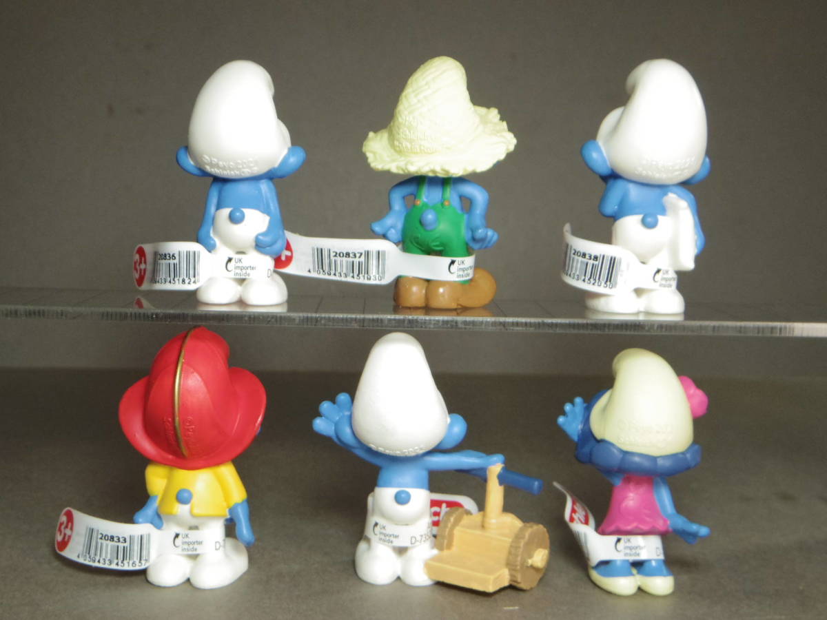 Smurf Smurf PVC фигурка 2022 год новый продукт 6 вида комплект 