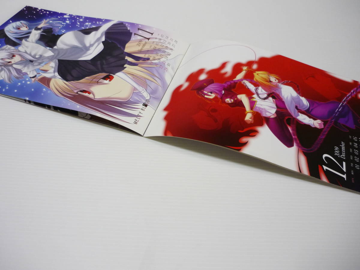 【送料無料】カレンダー TYPE-MOON 2009年度アンリミテッドカレンダー 月刊コンプエース2009年3月号付録 Fate アニメグッズ_画像9