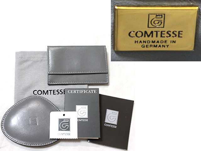 新品同 コンテス COMTESSE ホースヘア レザー ハンドバッグ フォーマル