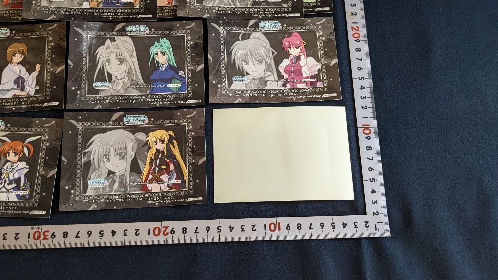 魔法少女リリカルなのは　非売品　シール　ステッカー　セット_画像2