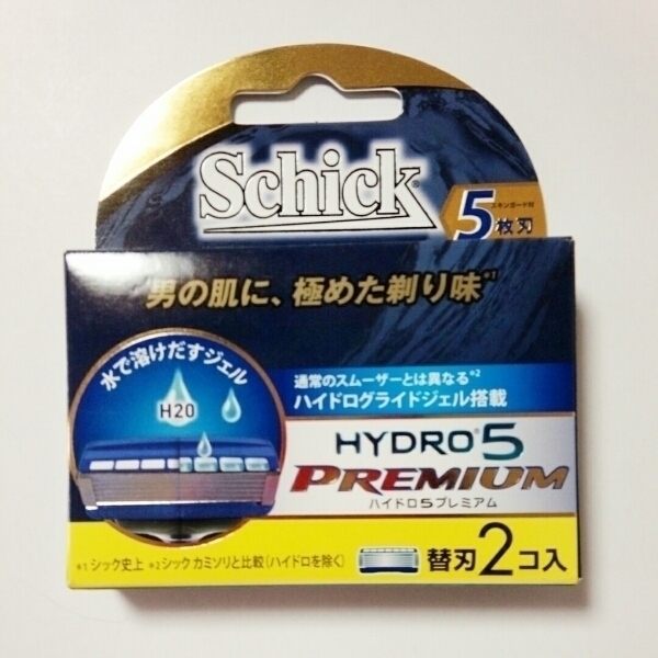  free shipping * Schic hydro 5 premium razor 2ko go in Schick HYDRO5 PREMIUMkami sleigh . sword ....... hydro g loud gel installing new goods 