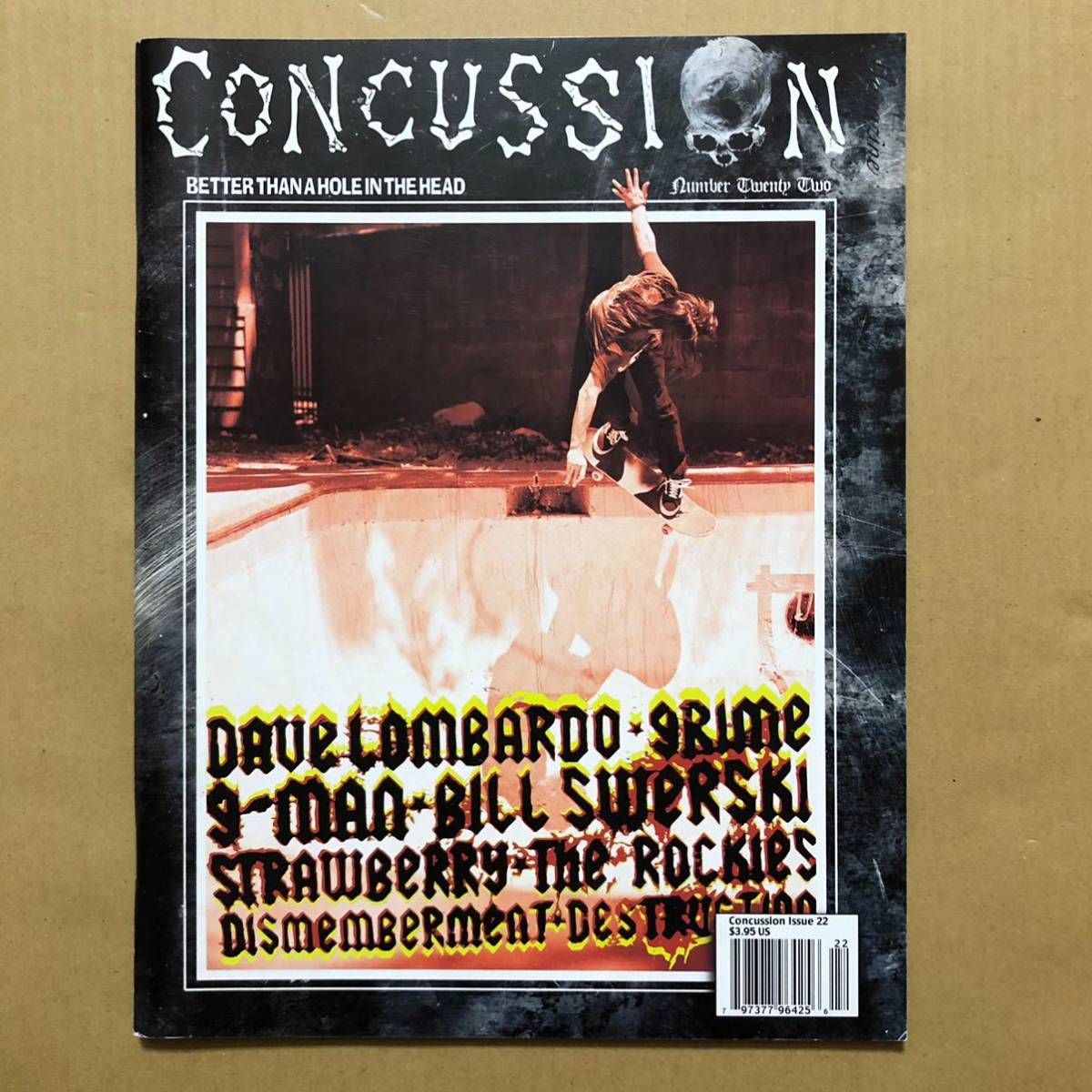 Concussion Magazine Issue 22 Skateboard Grime Tattoo スケートボード ヴィンテージ マガジン Confusion skateboard オールド 洋書_画像1