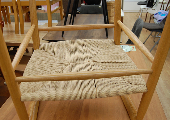 ② 廃盤 無印良品 ペーパーコードアームチェア ダイニングチェア 北欧 良品計画 MUJI 札幌市