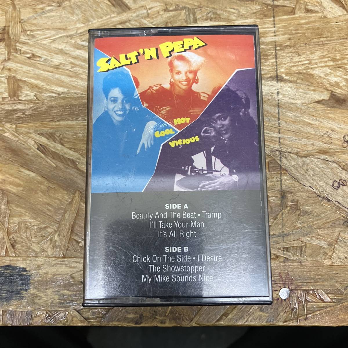 シHIPHOP,R&B SALT 'N PEPA - HOT, COOL & VICIOUS アルバム,名作! TAPE 中古品_画像1